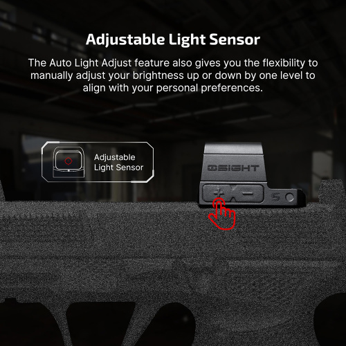 Osight S 2 MOA Dot и 32 MOA Circle с материалом OAL